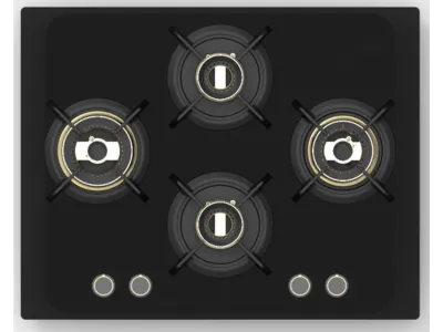 Quad Burner Gas Stove for Large-Scale Event Catering Supply