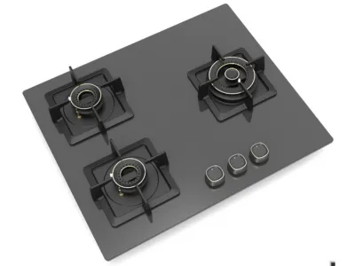 Triple Burner Gas Stove for Modern Kitchen Equipment Supply