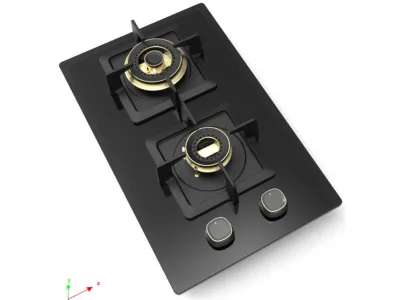 Dual Burner Gas Stove for Restaurant Supply Chains