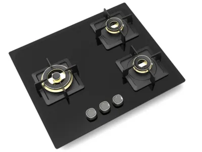 Triple Burner Gas Stove for Energy-Efficient Kitchen Supply
